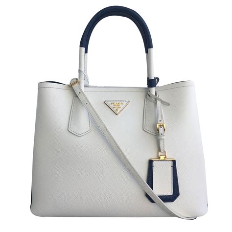 sac a main prada blanc|Sac à Main En Cuir Blanc .